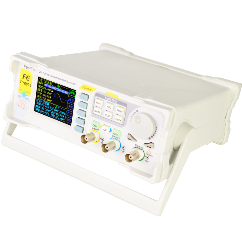 เครื่องกำเนิดสัญญาณรูปคลื่นตาม - Dual Channel Arbitrary Waveform Function Generator 60Mhz บทวิจารณ์และราคา
